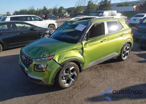 2024 Hyundai Venue Sel из США, поврежденный, VIN KMHRC8A31RU302548